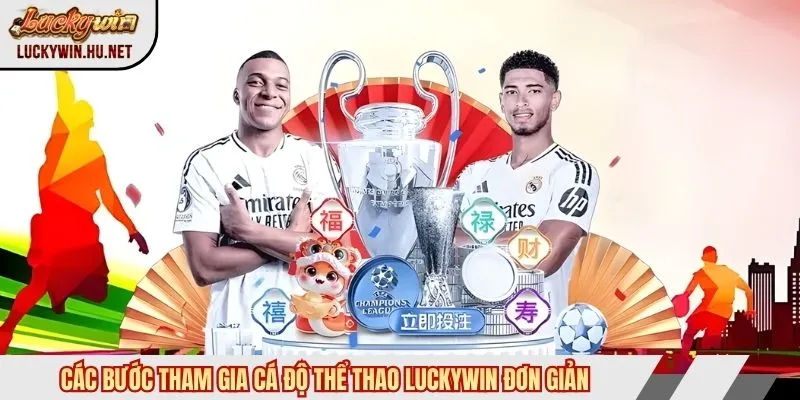 Các bước tham gia cá độ thể thao Luckywin đơn giản