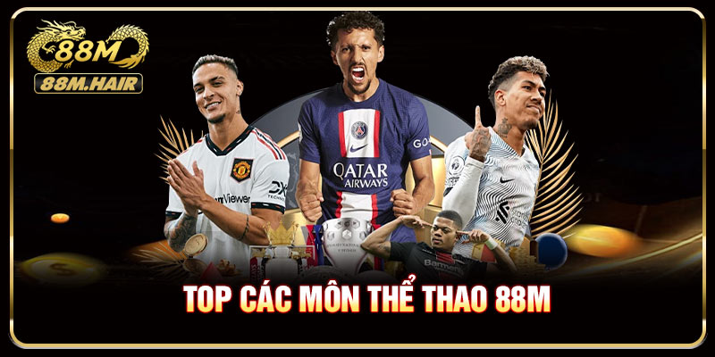Các môn thể thao 88M được phát live và ra kèo trực tiếp
